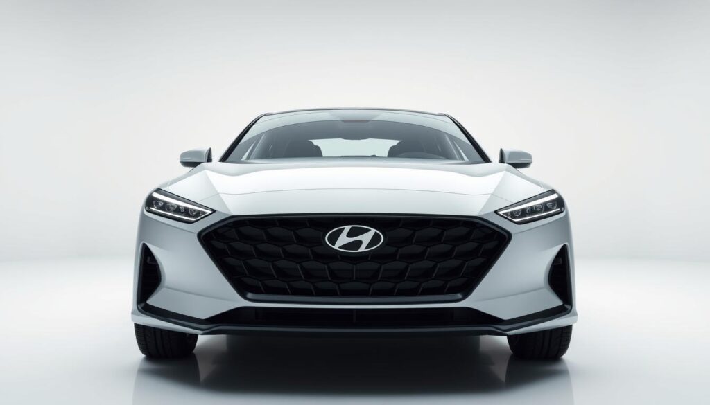 A detailed, high-resolution image of the 2025 Hyundai Staria's advanced safety features, captured in a well-lit studio setting. The frame showcases the vehicle's sleek, futuristic exterior with a focus on its advanced sensor array, including radar, cameras, and lidar units meticulously integrated into the front grille and side mirrors. The lighting is soft and diffused, highlighting the sophisticated design elements and the vehicle's high-tech safety capabilities. The background is a clean, minimalist space that allows the Staria's safety features to take center stage, conveying a sense of innovation and technological prowess.